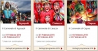 Календарь карнавалов в Кампании,Лигурии, Тоскане и Венето