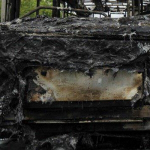 В Бургасе горел автобус, перевозивший российских туристов