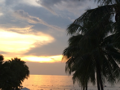 закат в Сиамском заливе