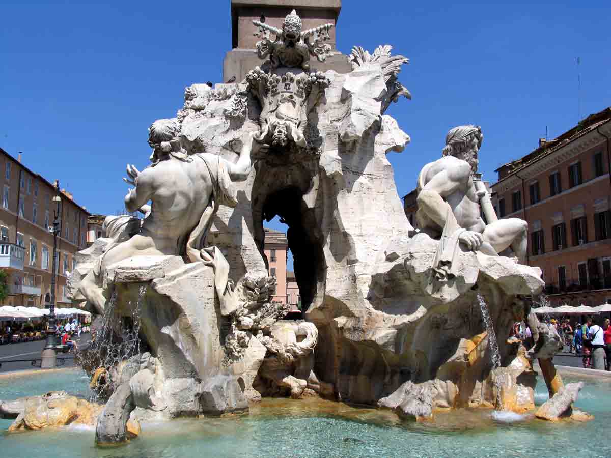 Фонтан Четырех Рек (Fontana dei Quattro Fiumi)