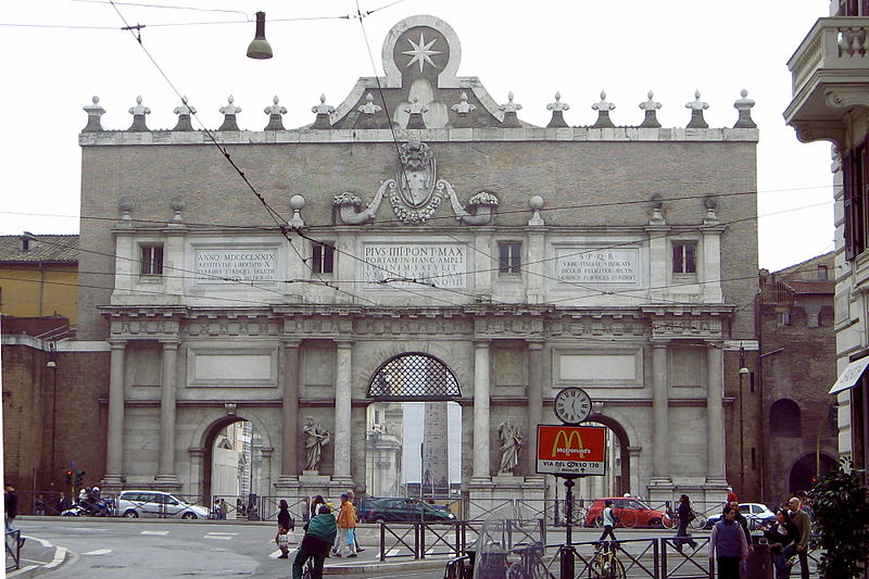 Ворота Порта дель Пополо (Porta del Popolo)